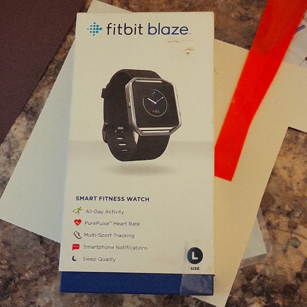 Brand New fitbit Blaze Smart Fitness Watch, Unopened Box